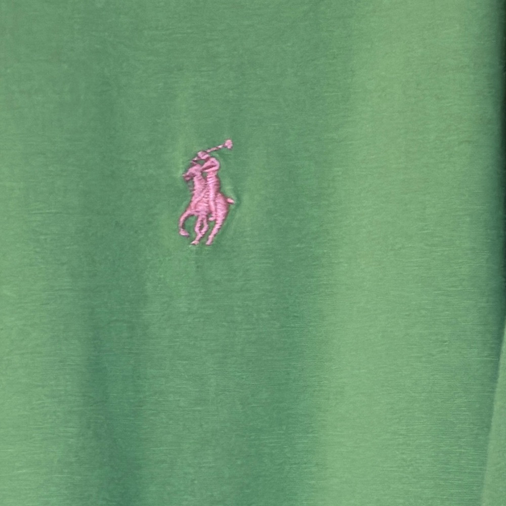 Polo by Ralph Lauren Menβs Light Green Short Sleeve Tee Soft Cotton Casual Sz L - Picture 3 of 11